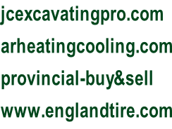 jcexcavatingpro.com arheatingcooling.com provincial-buy&sell www.englandtire.com